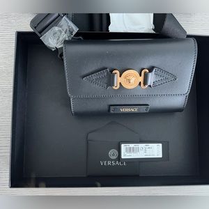 Versace handbag in black